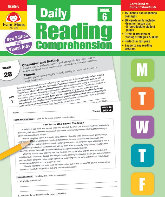 Daily Reading Comprehension (2018 Revised Edition), Grade 6 Teacher ...